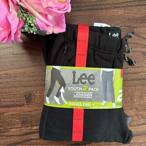 NWT Lee 2-pack youth joggers, size M/10-12